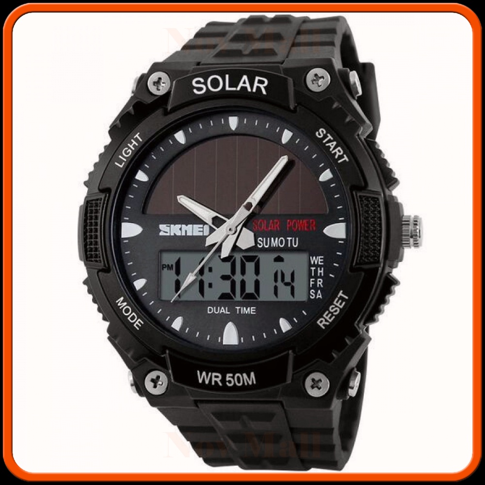 SKMEI Jam Tangan Solar Digital Analog Pria - AD1049E