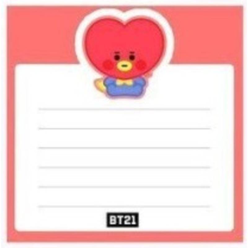 8gaya KPOP BTS Lucu Kartun Memo Pad Stiker Decal Sticky Notes Scrapbooking Diy Kawaii Notepad Diary CHIMMY COOKY KOYA MANG RJ SHOOKY TATA In Stock New Arrival