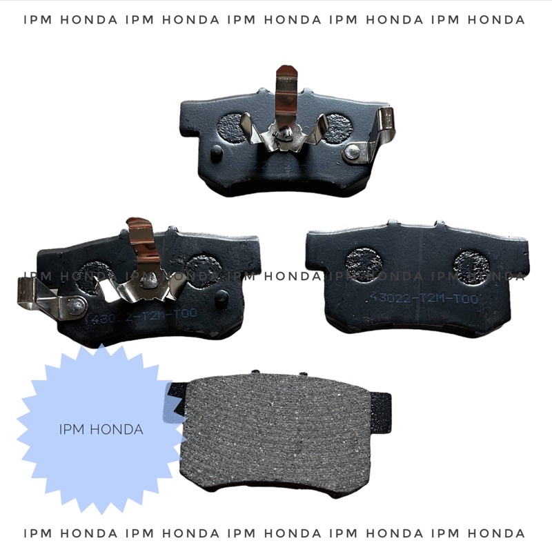 43022 TP6 / S9A Brake Pad Kampas Rem Belakang Honda CRV Gen 2 3 4 2002-2006 2007-2012 2013-2017 Accord CR2 2013-2018