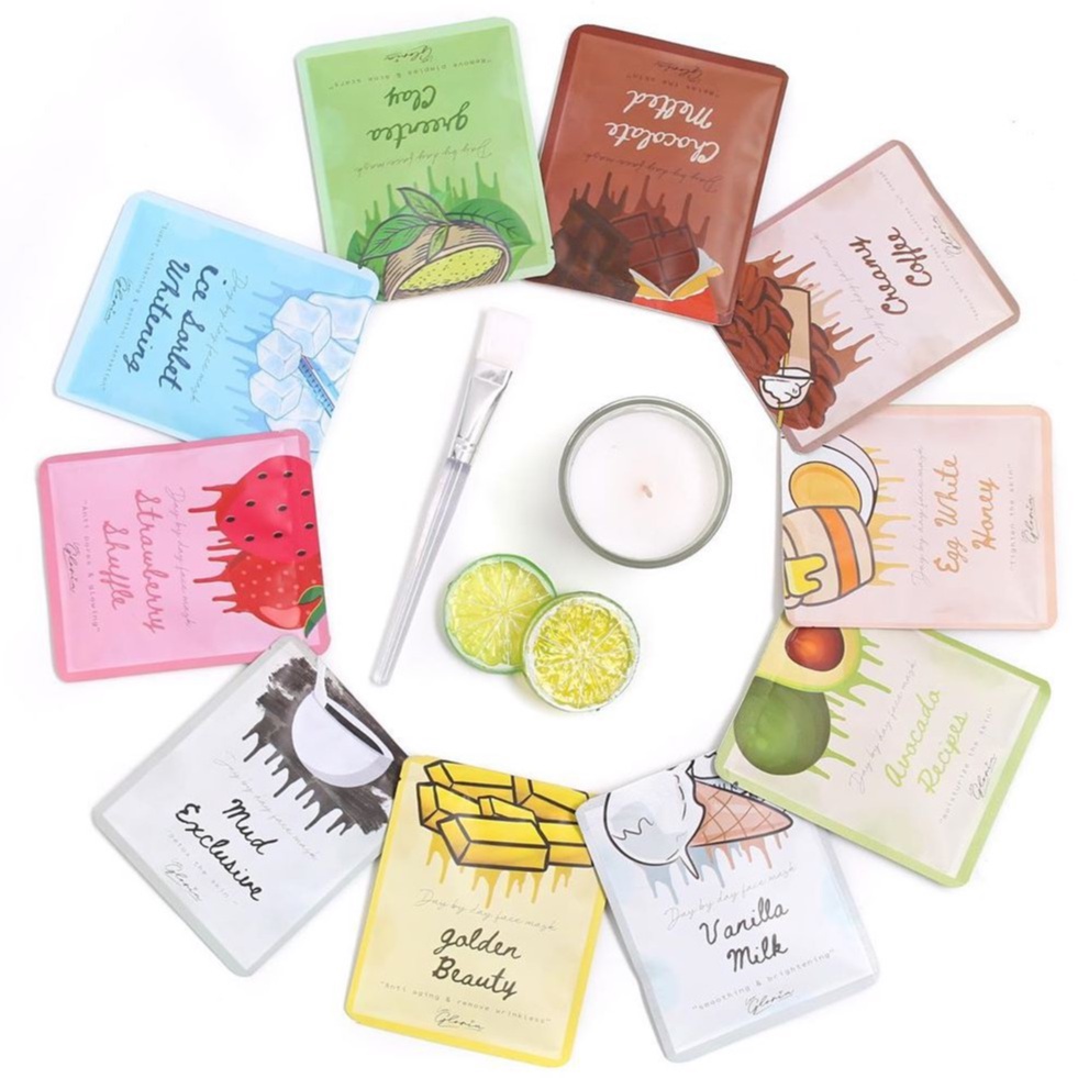 Masker Wajah Organik 20 gr Beauty Face Mask Original by Lea Gloria BPOM