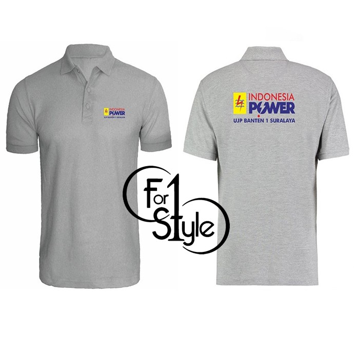 POLO SHIRT-KAOS KERAH PLN INDONESIA POWER SUPPLY CHAIN MANAGEMENT UJP BANTEN BAHAN KATUN