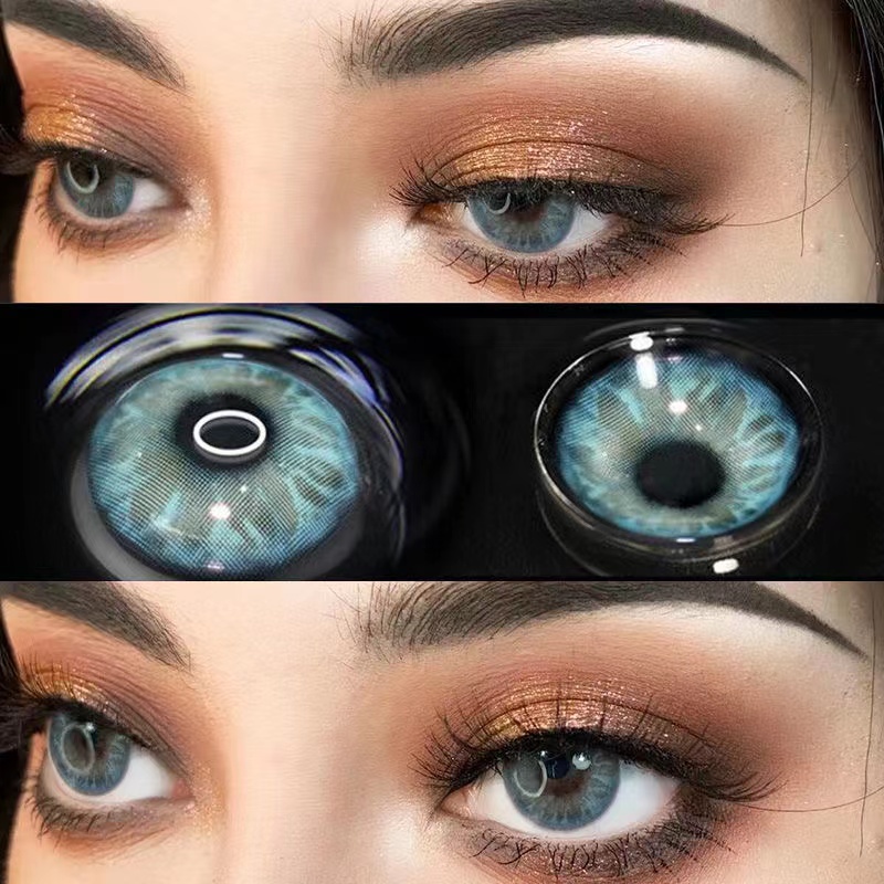 ✔️100% ORI Sepasang Exoticon Softlens Natural Korea Ocean Cokelat Softlens 14.2mm Bisa Minus (0.00 )Softlens Innocent Soflen Mata Soflent Hitam Normal