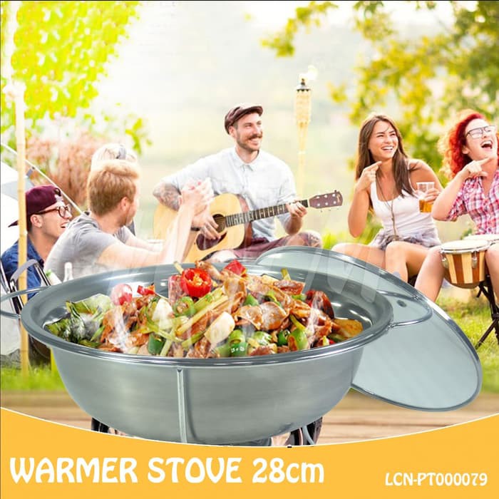 WHM Tempat Makanan Prasmanan/Warmer Stove 28cm (LCN-PT000079)