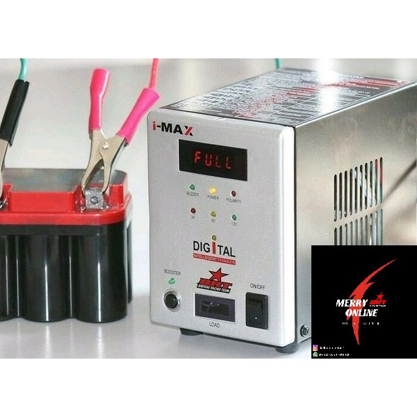 CHARGER IMAX I MAX I-MAX BRT 2A 20ah 4A 40Ah Cas Aki Accu