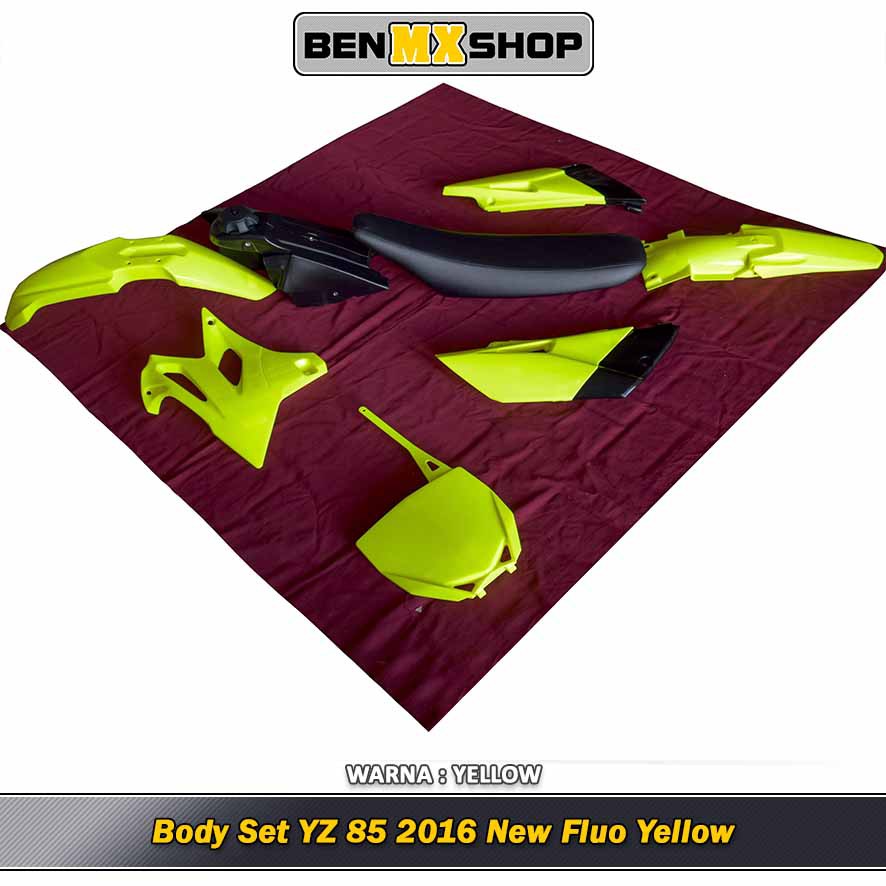 Body Trail Set HRV  YZ 85 2016 New Fluo Yellow