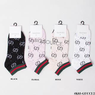  Kaos  Kaki  Pendek Gucci  Bee Cewek Cowok Hype Kantor Kerja 