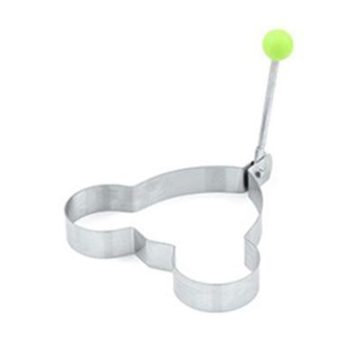 Cetakan Telur Pancake Puding Kue Alat Masak Dapur Bentuk Bulat Diy-Perak Mickey