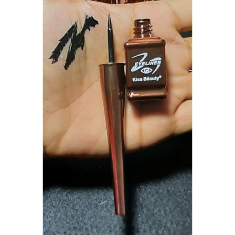 EYELINER KISS BEAUTY 24 H BOX COKLAT 57383