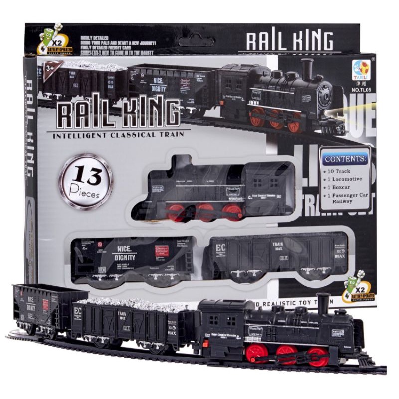 Kereta Rail king intellegant calsical train 13 pcs