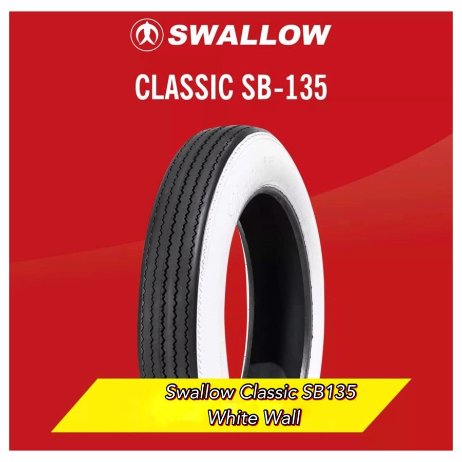 Ban Swallow Classic Sb135 4 00 18 Whitewall Shopee Indonesia