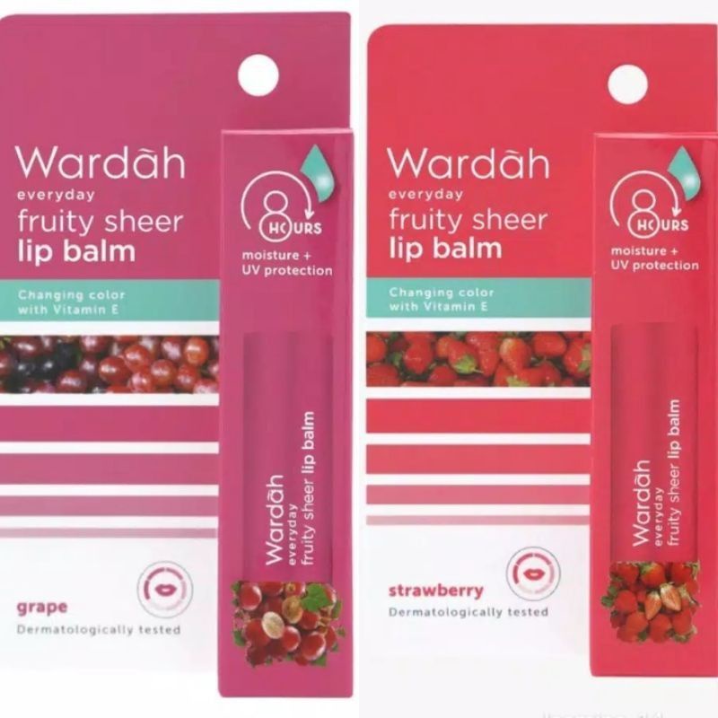 WARDAH Everyday Fruity Sheer Lip Balm 4g