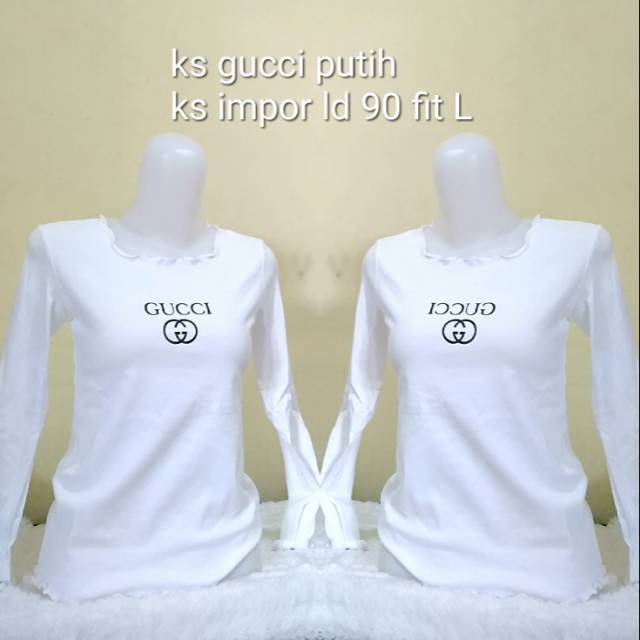 Kaos Gucci putih