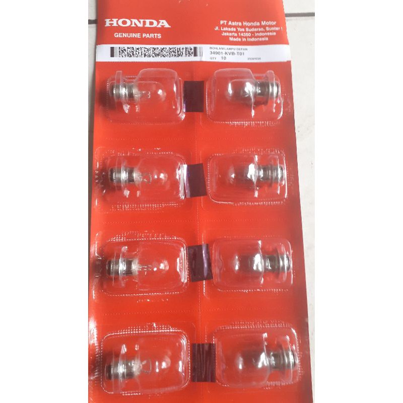 dop atau bolam lampu depan vario 125. original ahm.harga perbiji 34901KVBT01