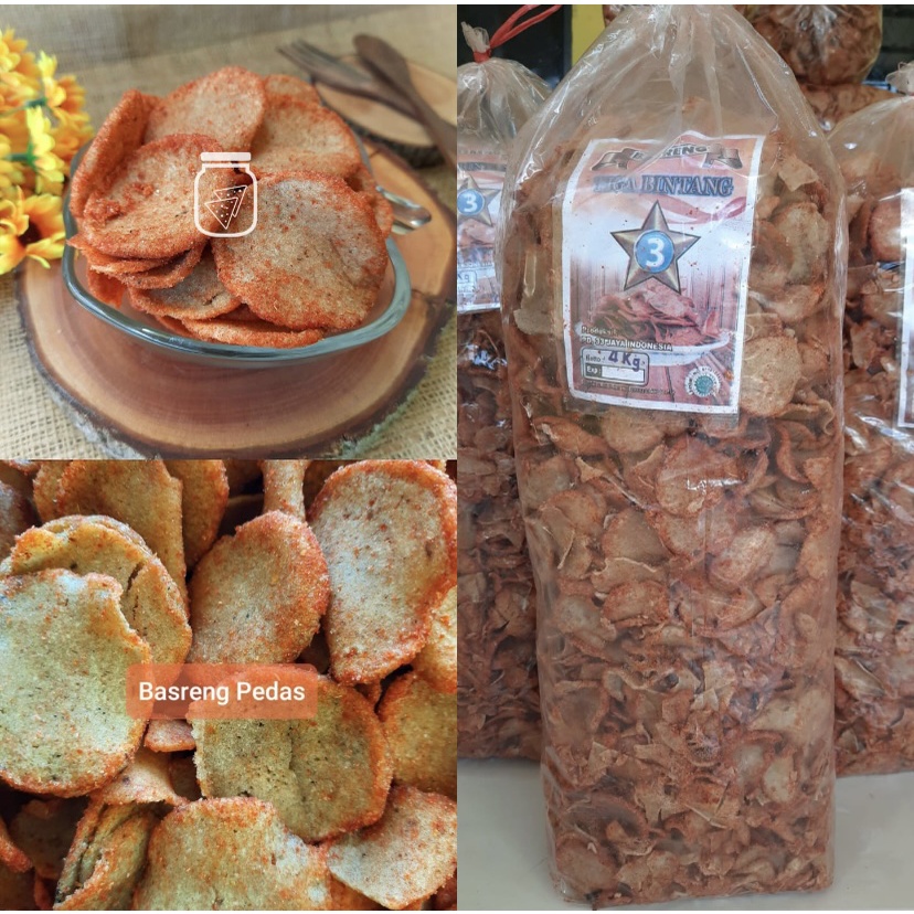 

SNACK KILOAN MURAH - BASRENG KOIN PEDAS 250 GRAM