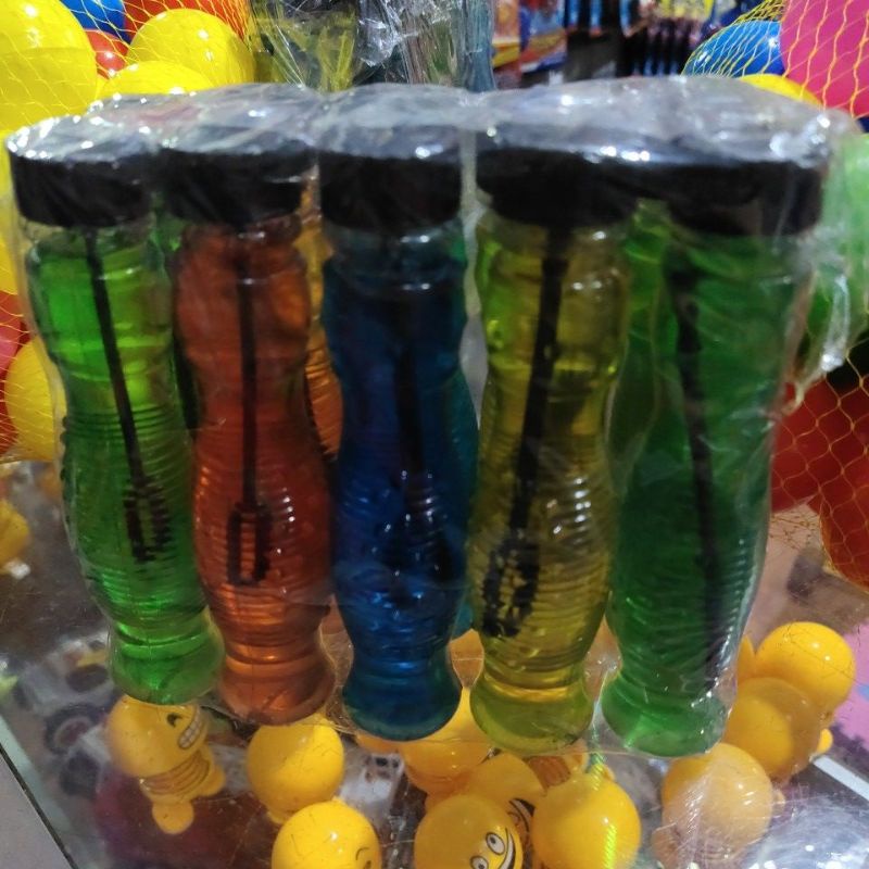 Isi Ulang Balon Gelembung Camera Bubble 1 Botol Warna Warni Tiupan Mainan Anak Pontianak