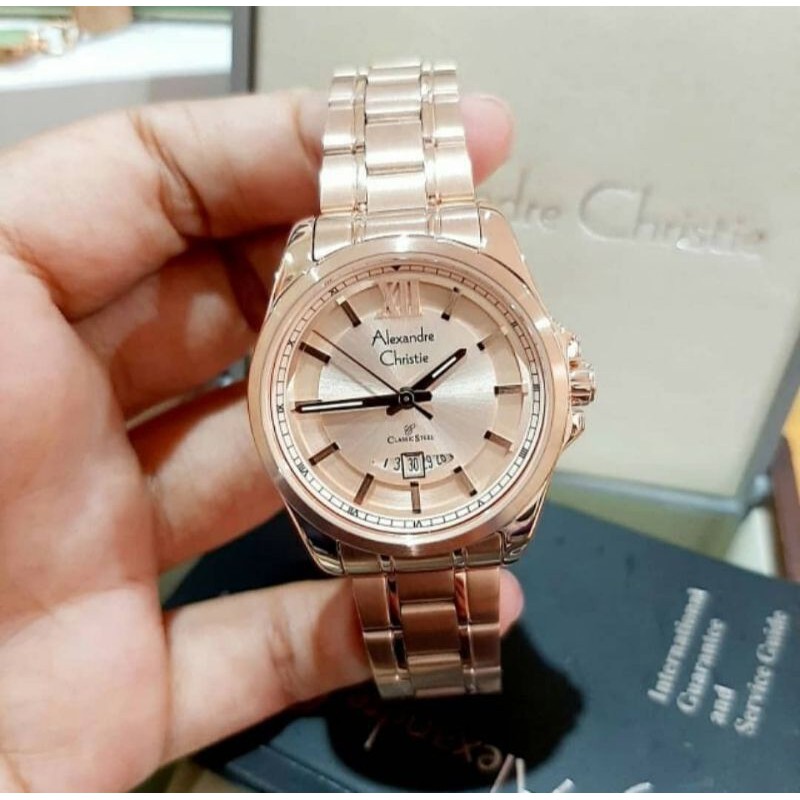 Alexandre Christie 8473 Ladies Full Rosegold