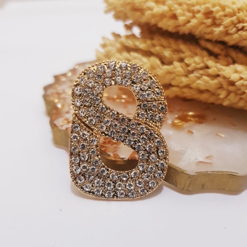 Brooch Buttonscarves KW / Bross Buttonscarves KW / Bross Button KW-03 Gold