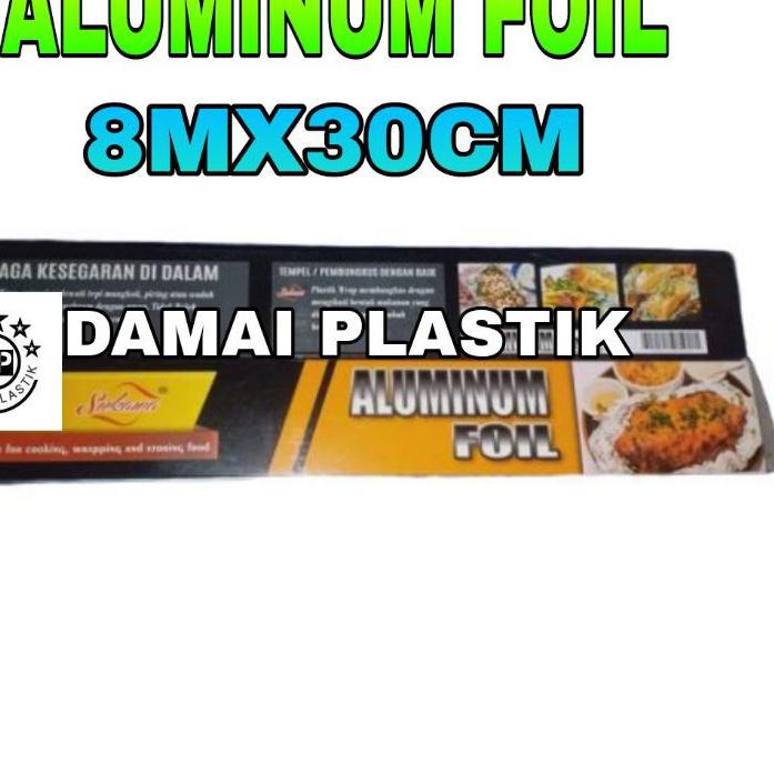 Terbaik Aluminium Foil Roll Pembungkus Makanan 30CM ,.
