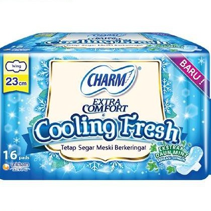 Charm Cooling Fresh Pembalut 23 cm 15 Pads