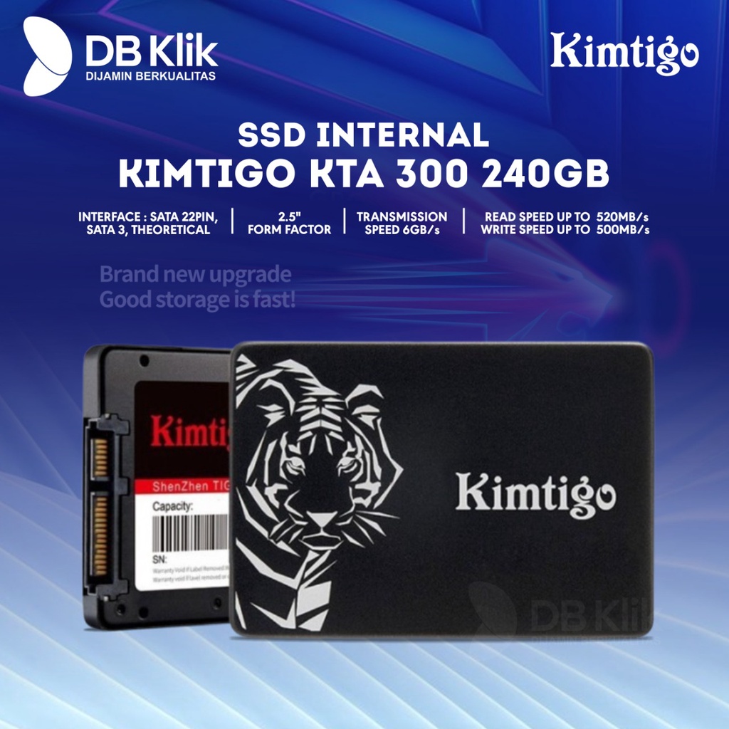 SSD Internal KIMTIGO KTA 300 240GB SATA 2.5&quot;- SSD KIMTIGO KTA-300240GB