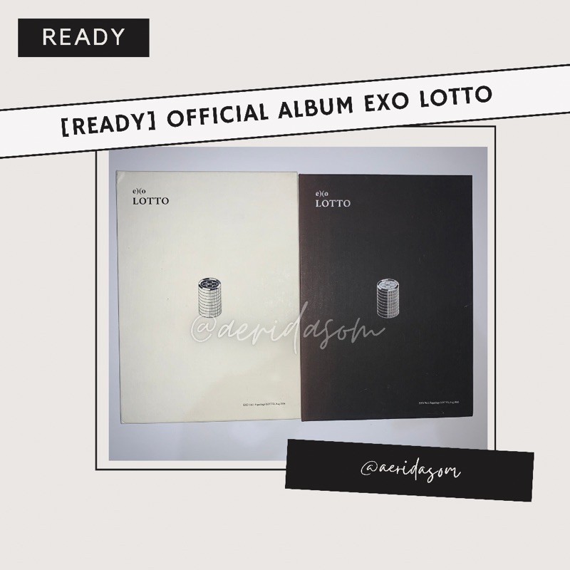 [READY] OFFICIAL ALBUM EXO LOTTO