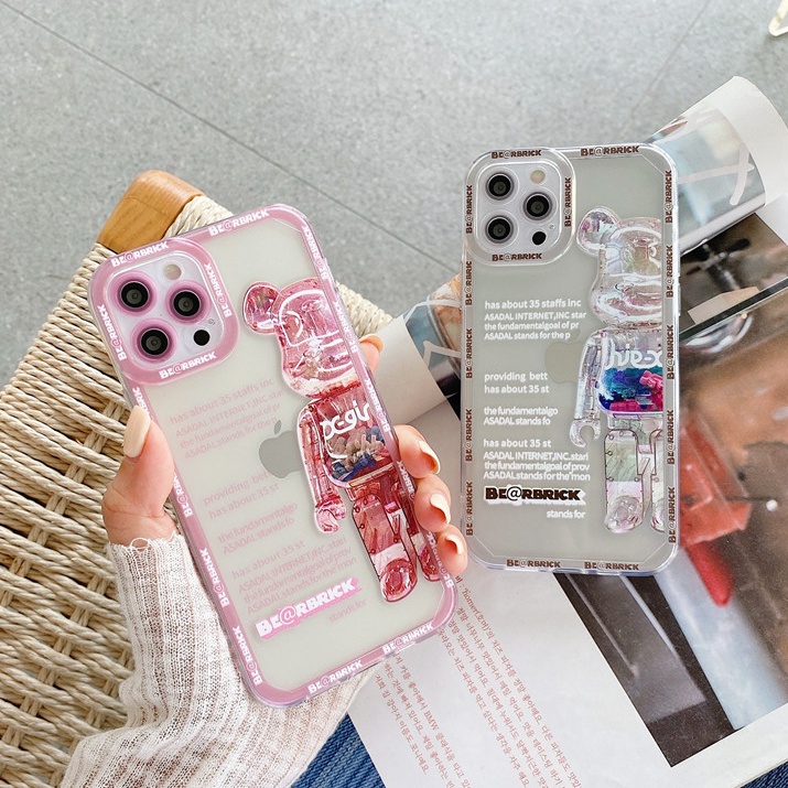 Bearbrick Angel eyes Shockproof Straight Cube Case iPhone 12 Pro Max 11