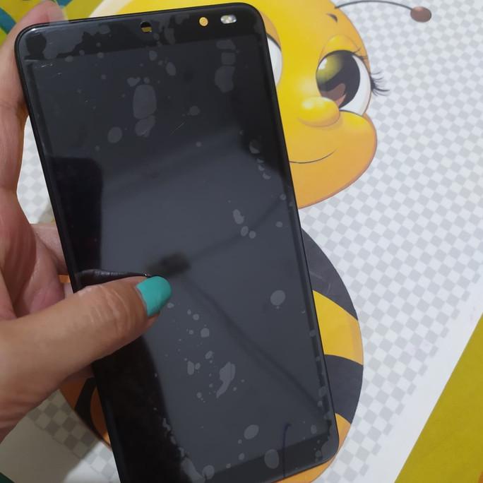 touchscreen+lcd+frame maxtron s8 2020 - Hitam