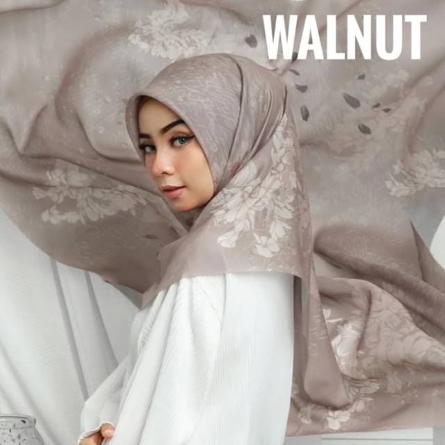 Teona Hijab Walnut Teona Scarf by Local.id