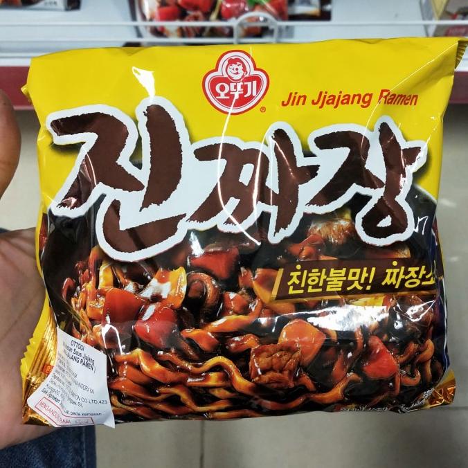 

langsung order saja] PROMO MURAH Ottogi Jin Jjajang Ramen 135gr/Mie Instan Saus Jjajang