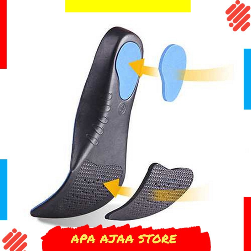 Best Seller ! Alas Kaki Sepatu EVA Flatfoot Orthopedic Feet Cushion Insole E003