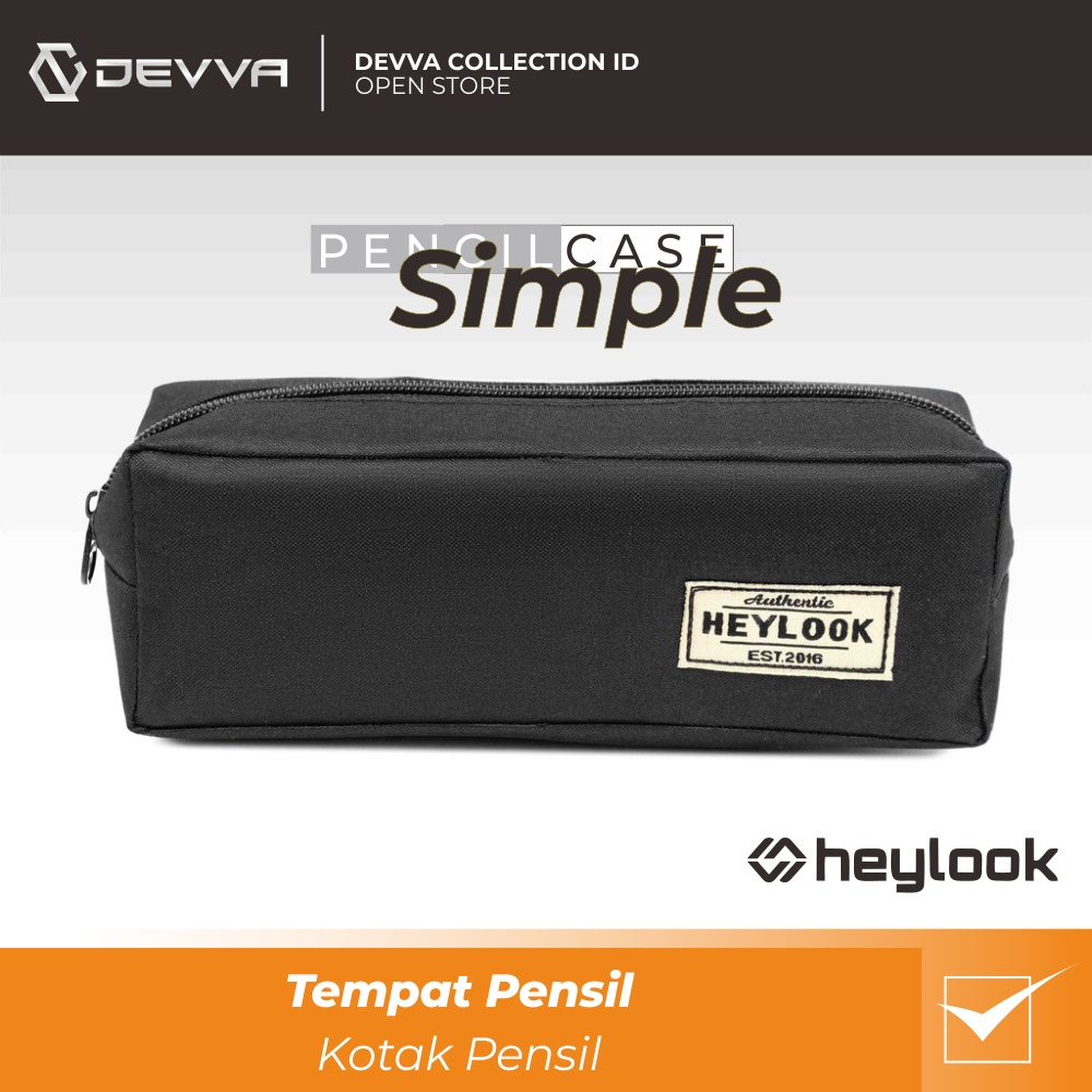 

Heylook Tempat Pensil Pencil Case Kotak Pensil Aesthetic Wadah Alat Tulis ATK Anak Sekolah Kuliah Kerja Simple