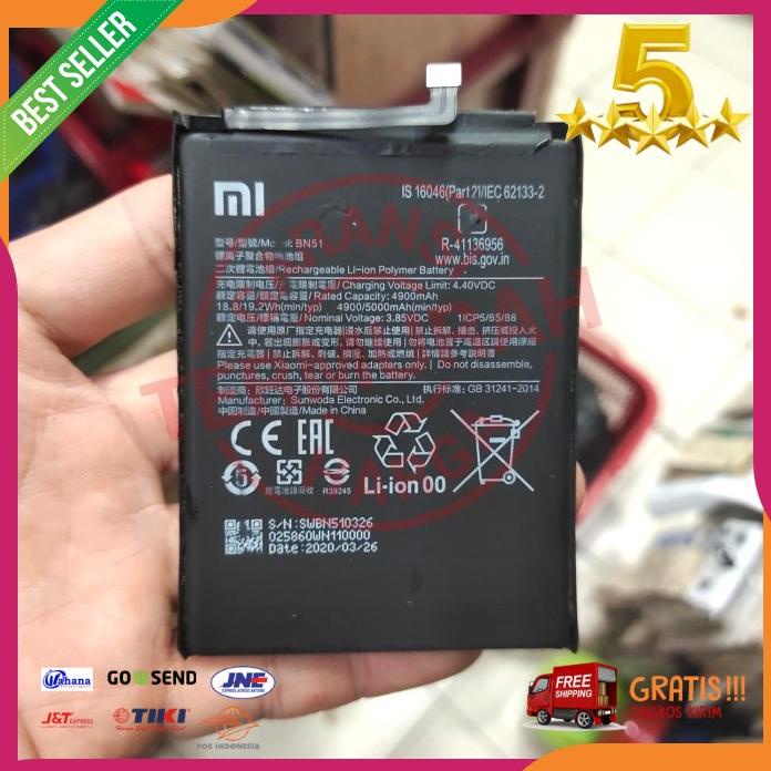 Acc Hp Xiaomi Bn51 Redmi 8 Redmi 8A Baterai