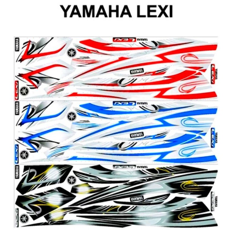 striping motor lexi/ variasi motor lexi / decal yamaha lexi / is
