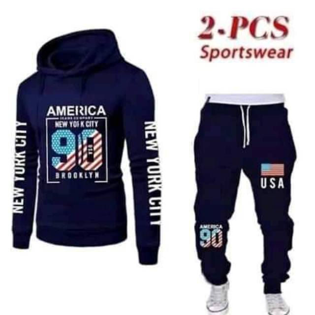 SETELAN HOODIE PRIA/ SETELAN FASHION PRIA AMERICA