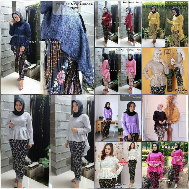 COD REALPICT KEBAYA AURORA PENGUIN KEBAYA MODERN WISUDA Bridesmaids seragaman kebaya-4