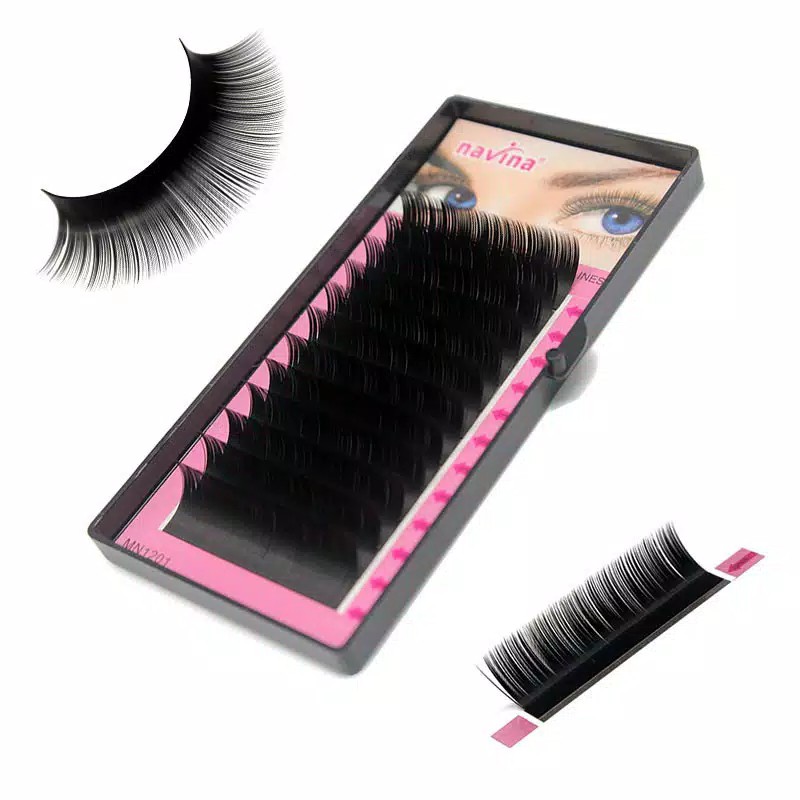 Bulu Mata Eyelash Extention Navina / Bulu Mata Natural Single 0.15 C / D