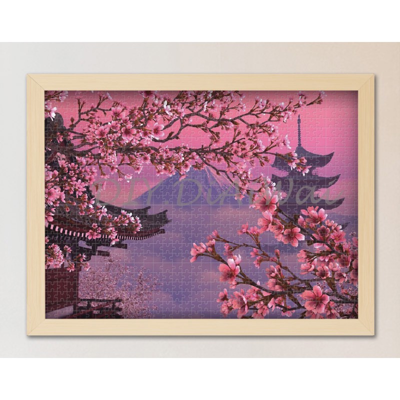 Mini Puzzle 1000 pcs Mainan Jigsaw Puzzle Puzzle Sakura Jepang