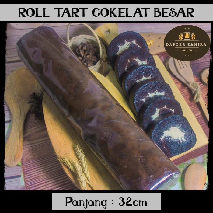 

Bolu Gulung Coklat BESAR / Kue Roll Tart PREMIUM