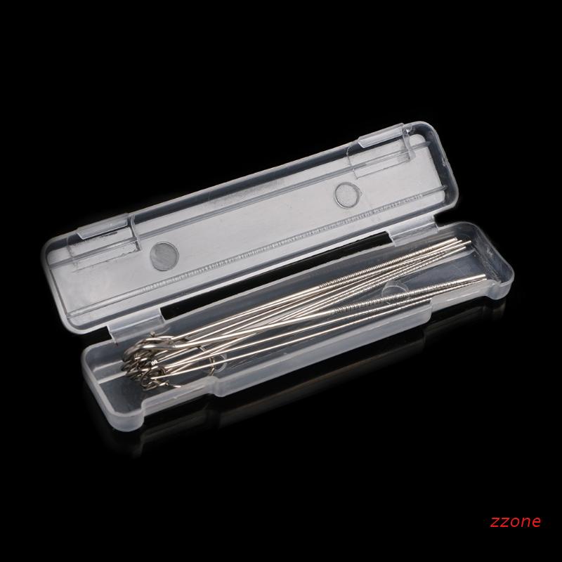 Zzz 10pcs / Set Jarum Stainless Steel 0.7-1.3mm Untuk Solder / Las