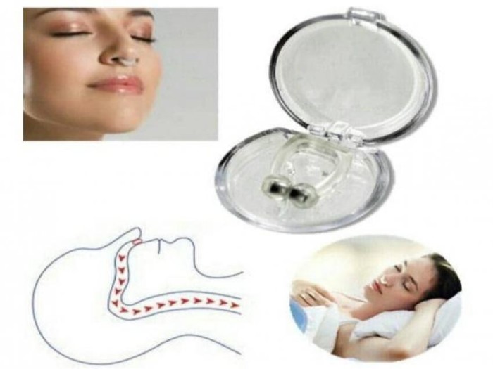 Alat Anti Dengkur Penghilang Ngorok Snore Free Magnetic Noseclip