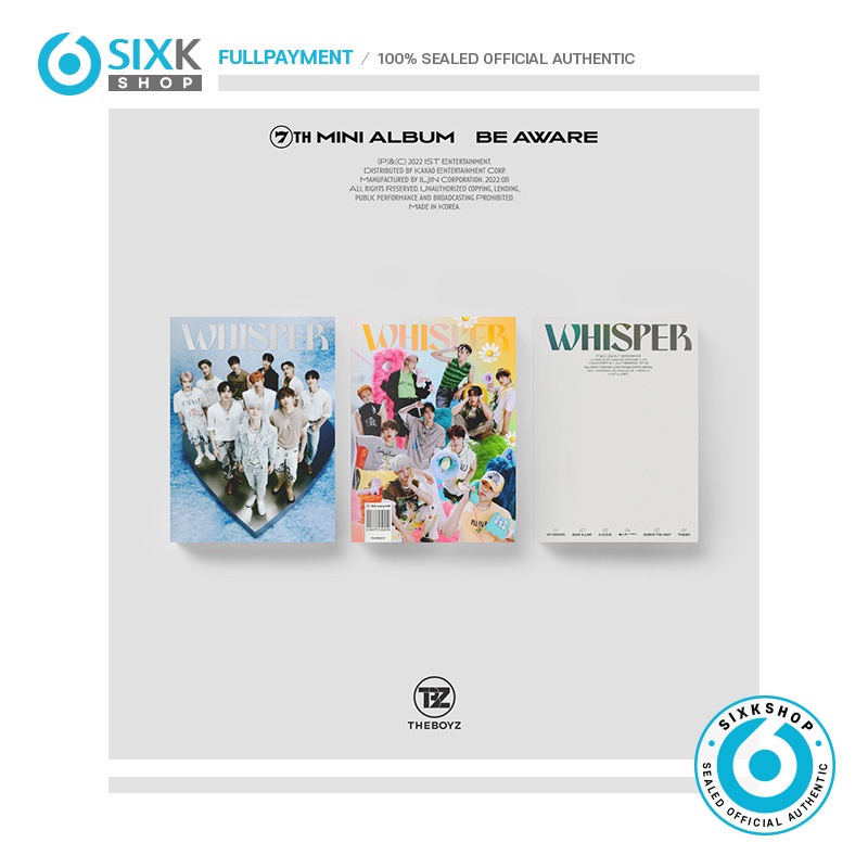 THE BOYZ - 7th Mini Album BE AWARE (online POB)