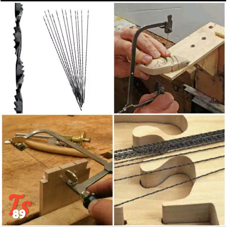 mata gergaji scroll spiral / scrollsaw pinles 130mm / mata gergaji ukir