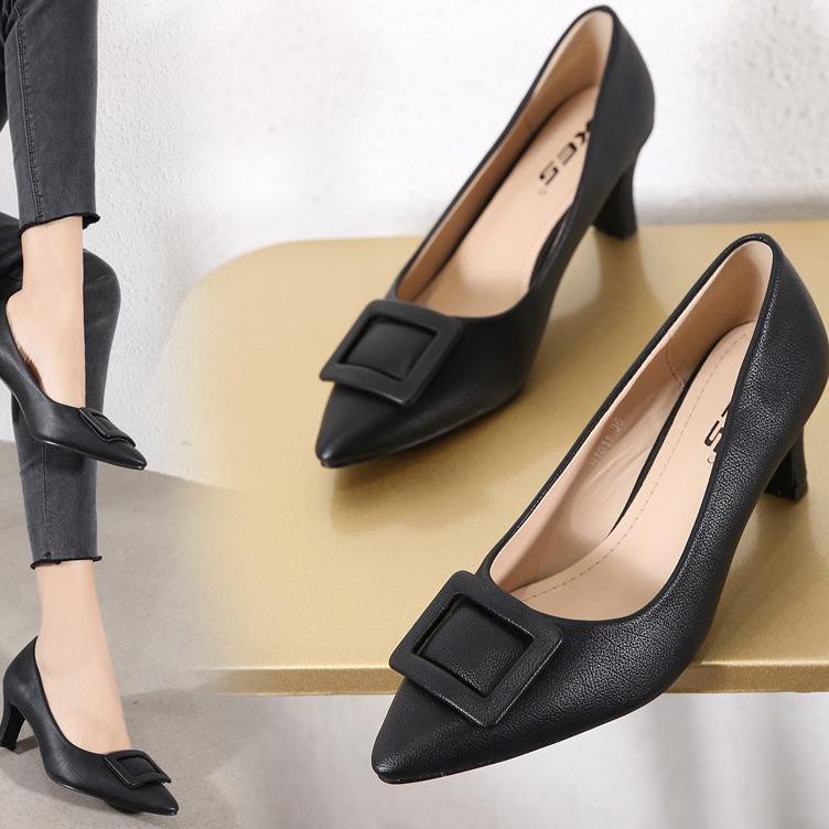 XES ORIGINAL IMPORT H1011 / SEPATU WANITA HEELS IMPORT SEPATU KERJA WANITA I4E7