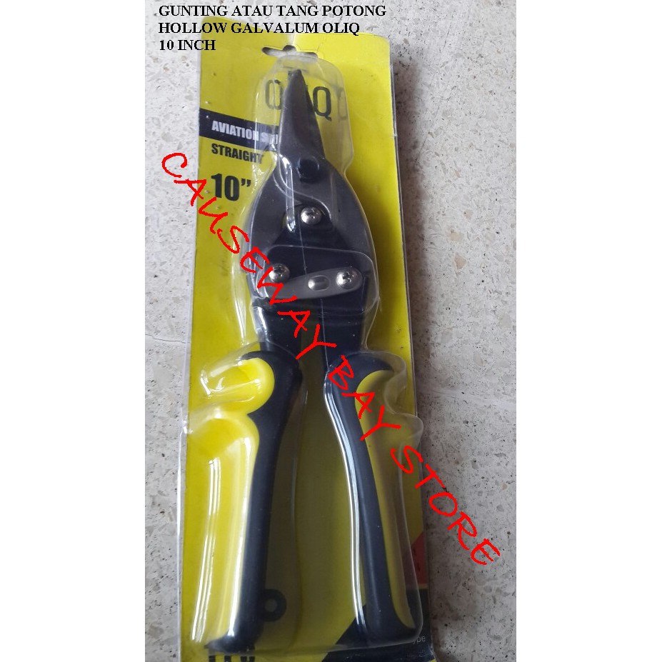 GUNTING/TANG POTONG HOLLOW (GALVALUM/BAJA RINGAN) OLIQ 10"