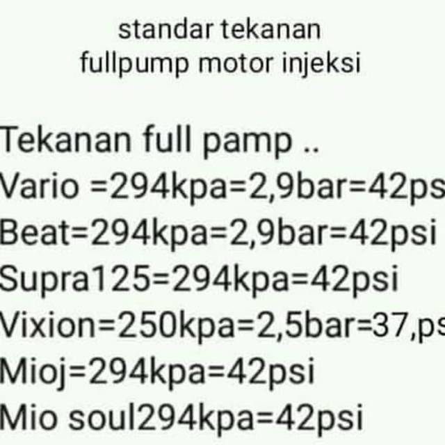 Nepel Kuningan pressure fuelpump FPG Universal 6&amp;6 mm 6&amp;8 mm