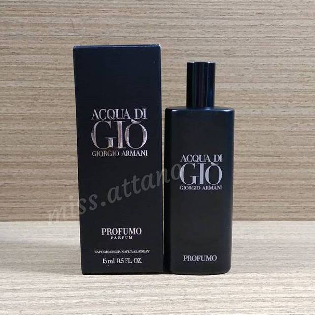 acqua di gio profumo travel size