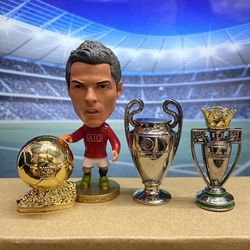 RB Figure pemain Cristiano Ronaldo / Al nassr Jv Mdrd MU / Miniatur Figurine pemain bola Ronaldo