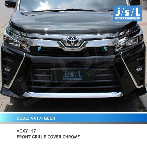 Cover Grill Depan VOXY Chrome