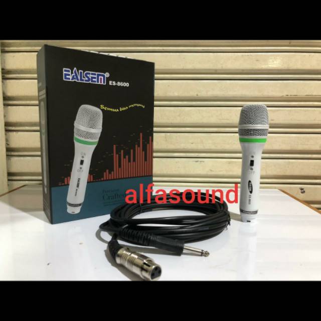 MIC KABEL EALSEM ES8600 MICROPHONE EALSEM ES 8600 FREE KABEL