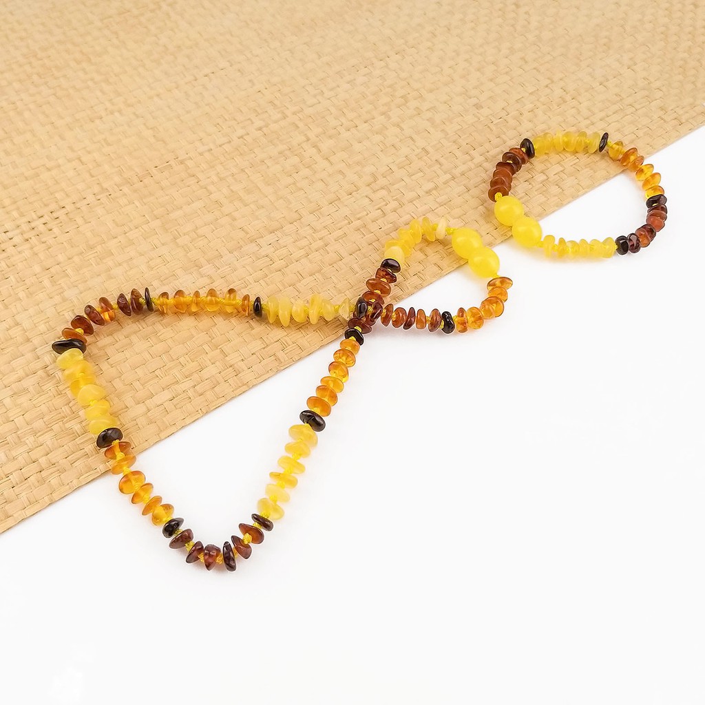 Kalung Amber &amp; Gelang amber tumbuh gigi bayi AS89 - Amber Shop